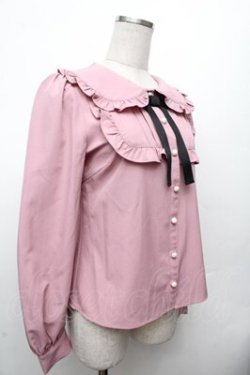 画像3: Ank Rouge / ヨーク切替ブラウス  ピンク S-26-03-10-050-CA-BL-AS-ZS