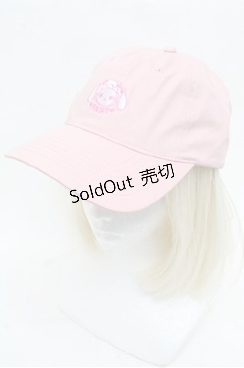 画像1: BABY,THE STARS SHINE BRIGHT / うさくみゃちゃんのSweet Love刺繍キャップ  ピンク S-26-03-10-007-BA-AC-TE-ZS (1)