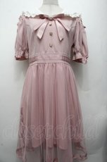 画像1: LIZ LISA / 肩あきセーラーカラーワンピース  ピンク S-26-03-10-051-LO-OP-AS-ZS (1)