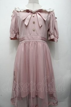 画像1: LIZ LISA / 肩あきセーラーカラーワンピース  ピンク S-26-03-10-051-LO-OP-AS-ZS
