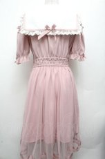 画像2: LIZ LISA / 肩あきセーラーカラーワンピース  ピンク S-26-03-10-051-LO-OP-AS-ZS (2)