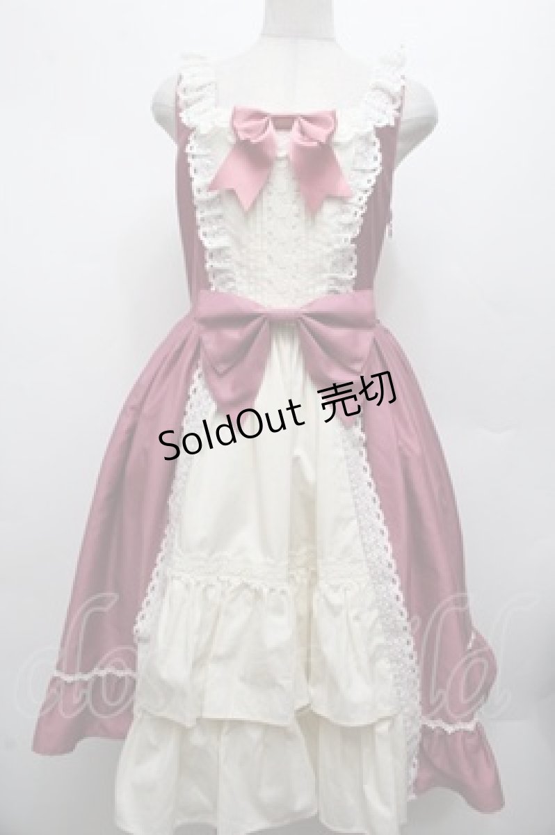 画像1: BABY,THE STARS SHINE BRIGHT / フローレンシアジャンパースカート  ピンク S-26-03-10-059-BA-OP-TE-ZS (1)