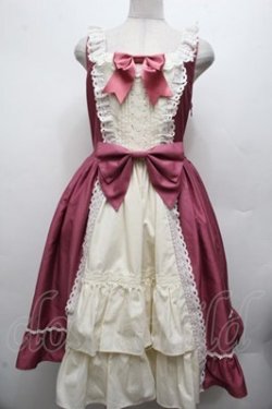 画像1: BABY,THE STARS SHINE BRIGHT / フローレンシアジャンパースカート  ピンク S-26-03-10-059-BA-OP-TE-ZS