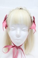 画像2: BABY,THE STARS SHINE BRIGHT / フローレンシアヘッドドレス  ピンク S-26-03-10-008-BA-AC-TE-ZS (2)