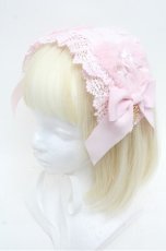 画像1: BABY,THE STARS SHINE BRIGHT / Cherie de Neige ヘッドドレス  ピンク S-26-03-10-009-BA-AC-TE-ZS (1)