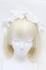 画像3: ATELIER PIERROT / Gothic LatticeS HeadDress(Clip Version)  白 S-26-03-10-013-EL-AC-HR-ZS (3)