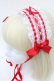 画像1: LOLITA / レースヘッドドレス  赤ｘ白 S-26-03-10-015-LO-AC-HR-ZS (1)