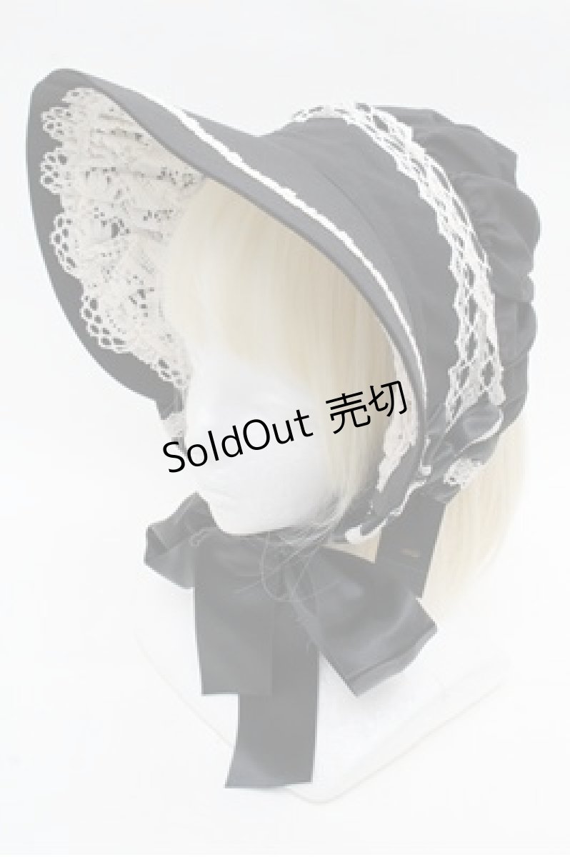 画像1: Innocent World / リバイバルクラシカルボンネット  黒 S-26-03-10-023-IW-AC-AS-ZS (1)