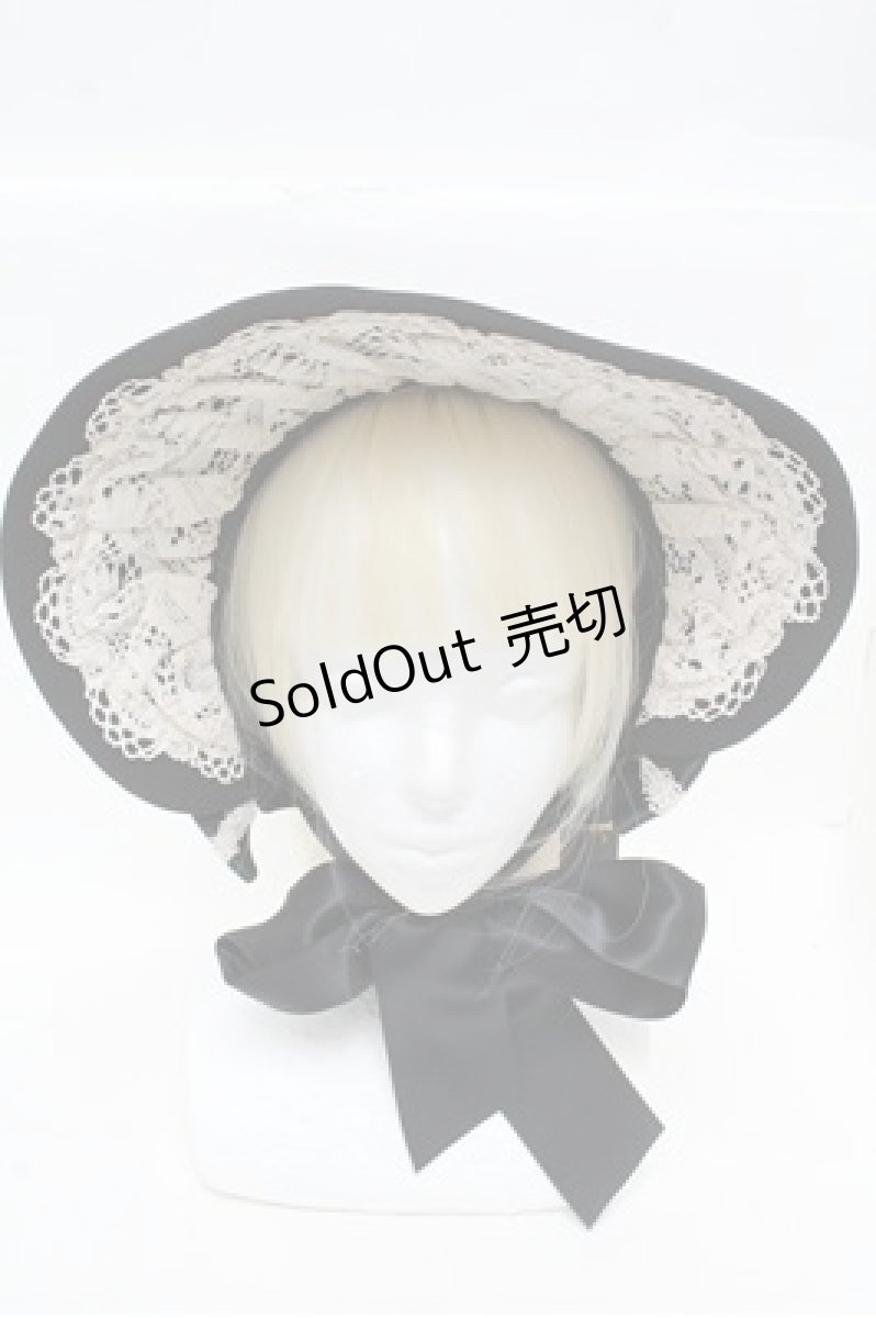 画像2: Innocent World / リバイバルクラシカルボンネット  黒 S-26-03-10-023-IW-AC-AS-ZS (2)