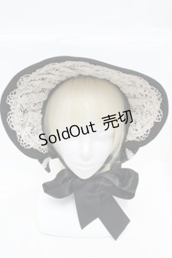 画像2: Innocent World / リバイバルクラシカルボンネット  黒 S-26-03-10-023-IW-AC-AS-ZS