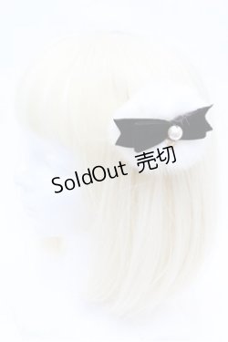 画像1: Angelic Pretty / Lovelyパフクリップ  白ｘ黒 S-26-03-10-027-AP-AC-AS-ZS