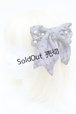 画像1: Angelic Pretty / Dolly Lady Ribbonバレッタ  ラベンダー S-26-03-10-028-AP-AC-AS-ZS