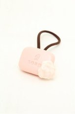 画像1: Q-pot. / クリーミーソープヘアゴム  ピンク S-26-03-10-029-QP-AC-AS-ZS (1)