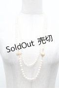 Angelic Pretty / Twinパールネックレス  オフ S-26-03-10-037-AP-AC-AS-ZS