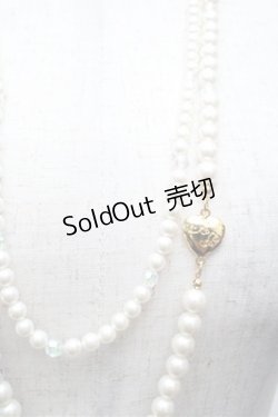 画像2: Angelic Pretty / Twinパールネックレス  オフ S-26-03-10-037-AP-AC-AS-ZS