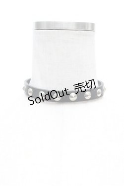 画像1: Jane Marple / スタッズチョーカー  黒 S-26-03-10-039-JM-AC-AS-ZS