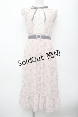 画像1: axes femme / 花柄ワンピース  ピンク S-26-03-12-030-AX-OP-AS-ZS