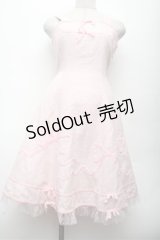 Angelic Pretty / Dreamin' Ribbonジャンパースカート  ピンク S-26-03-12-031-AP-OP-HR-ZS