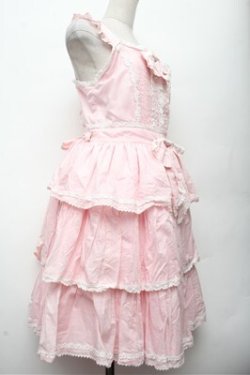 画像3: BABY,THE STARS SHINE BRIGHT / Leatitia・Raseineジャンパースカート  ピンク S-26-03-12-032-BA-OP-AS-ZS