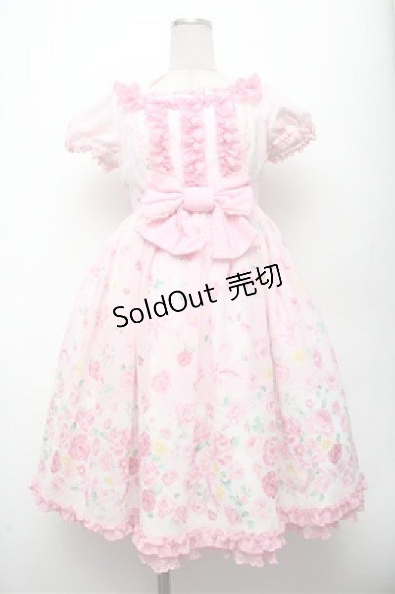 画像1: Angelic Pretty / Powder Rose ワンピース  ピンク S-26-03-12-033-AP-OP-HR-ZS (1)