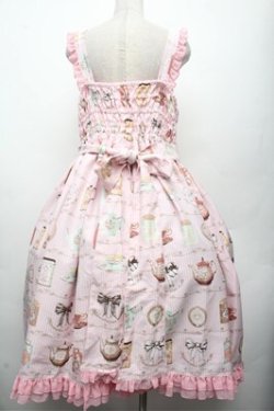 画像2: metamorphose / 【プラスサイズ】Classic Tea Houseジャンパースカート 2 ピンク S-26-03-12-034-ME-OP-AS-ZS