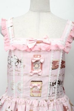 画像4: metamorphose / 【プラスサイズ】Classic Tea Houseジャンパースカート 2 ピンク S-26-03-12-034-ME-OP-AS-ZS