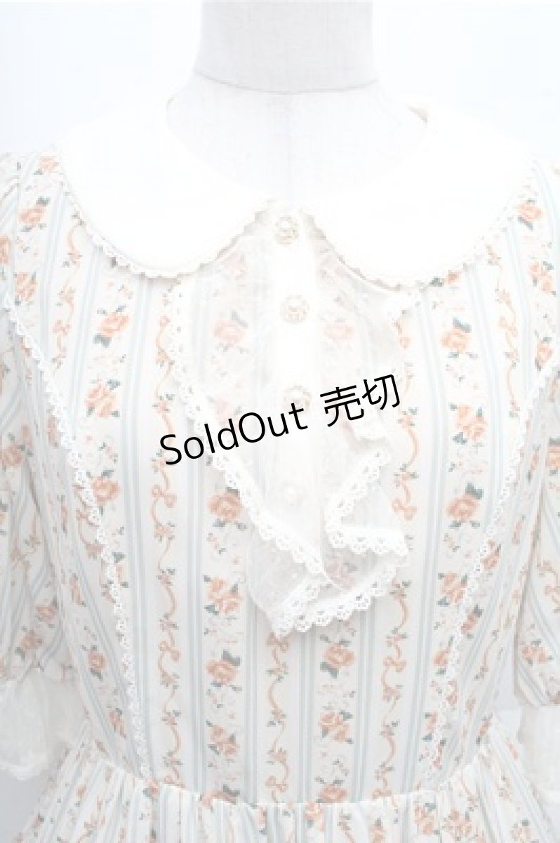 画像3: axes femme kawaii / プチローズ柄ワンピース  オフ S-26-03-12-037-AX-OP-AS-ZS (3)