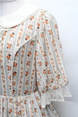 画像4: axes femme kawaii / プチローズ柄ワンピース  オフ S-26-03-12-037-AX-OP-AS-ZS