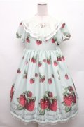 Melody BasKet / Natural Strawberryドレス  ミント S-26-03-12-038-LO-OP-AS-ZS