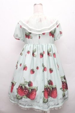 画像2: Melody BasKet / Natural Strawberryドレス  ミント S-26-03-12-038-LO-OP-AS-ZS