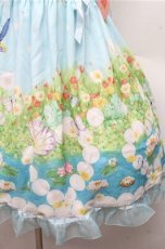 画像4: BABY,THE STARS SHINE BRIGHT / Thumbelina Fairy Tale〜未来への旅立ち〜柄レースアップジャンパースカート  ミント S-26-03-12-039-BA-OP-HR-ZS (4)