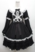 Angelic Pretty / Romantic Poemワンピース（2022年）  黒ｘ白 S-26-03-12-043-AP-OP-AS-ZS