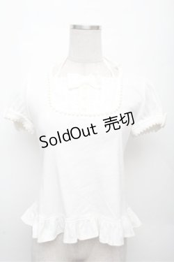 画像1: Angelic Pretty / ヨークリボンカットソー  キナリ S-26-03-12-006-AP-TO-HR-ZS