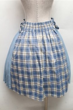 画像2: axes femme POETIQUE / チェックスカート  サックス S-26-03-12-056-AX-SK-AS-ZS