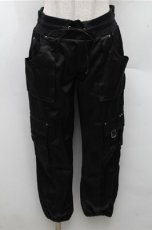 画像1: Rozen Kavalier / 刺繍サテンパンツ  黒 S-26-03-12-060-OO-PA-AS-ZS (1)