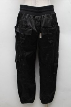 画像2: Rozen Kavalier / 刺繍サテンパンツ  黒 S-26-03-12-060-OO-PA-AS-ZS