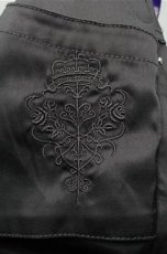 画像3: Rozen Kavalier / 刺繍サテンパンツ  黒 S-26-03-12-060-OO-PA-AS-ZS (3)