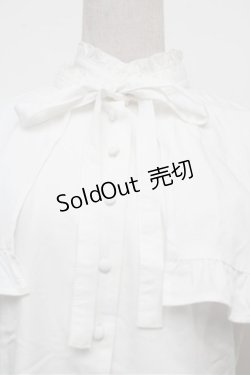 画像4: Sheglit / Beatrixケープブラウス  白 S-26-03-12-009-EL-BL-AS-ZS