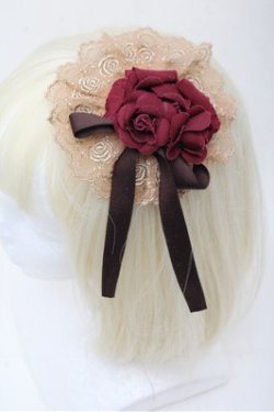 画像1: Mary Magdalene / ロゼットヘッドドレス  エンジ S-26-03-12-002-CL-ZA-HR-ZS