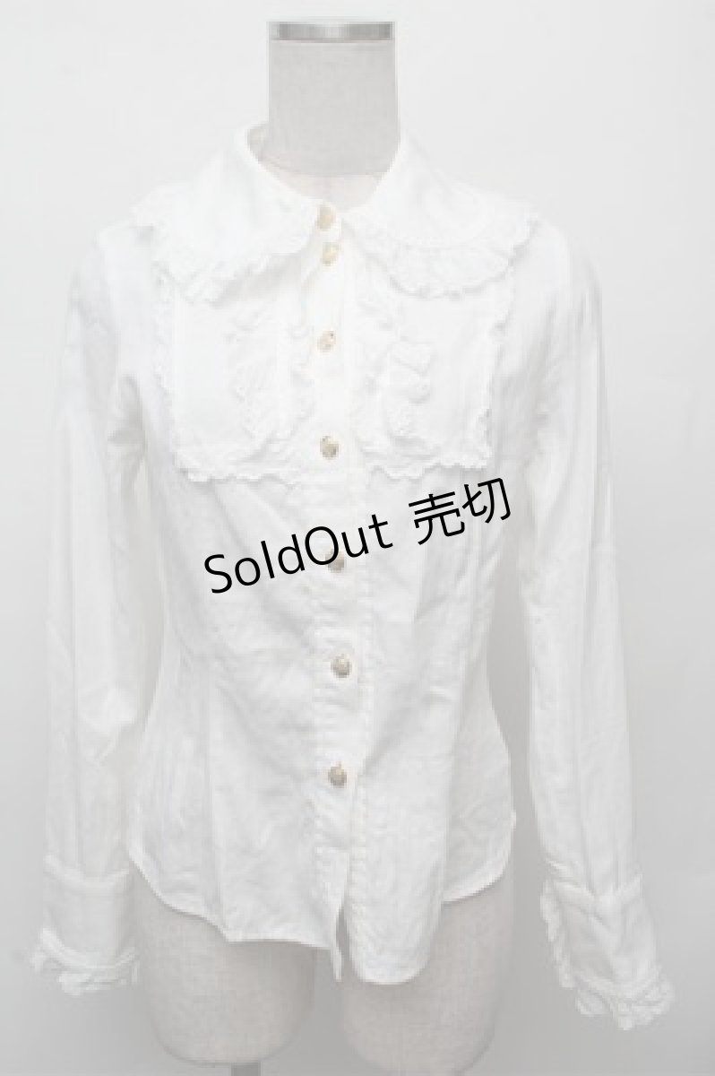 画像1: Angelic Pretty / おすましモードブラウス  白 S-26-03-12-010-AP-BL-AS-ZS (1)