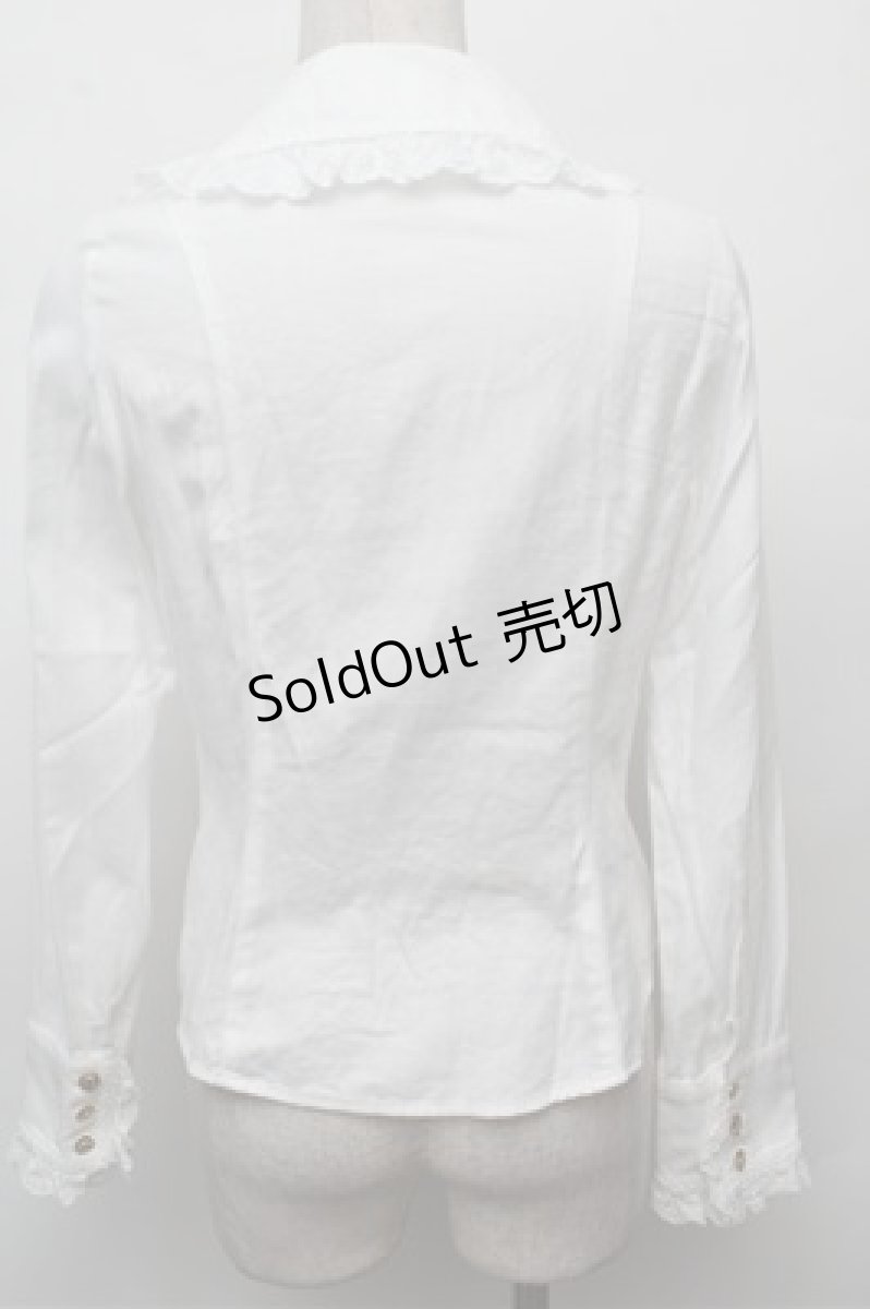 画像2: Angelic Pretty / おすましモードブラウス  白 S-26-03-12-010-AP-BL-AS-ZS (2)