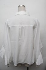 画像2: NIBBLE POISON / 後ろ編み上げブラウス  白 S-26-03-12-012-0-BL-AS-ZS (2)