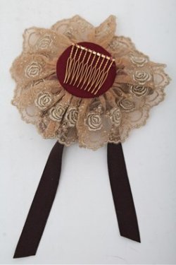 画像2: Mary Magdalene / ロゼットヘッドドレス  エンジ S-26-03-12-002-CL-ZA-HR-ZS