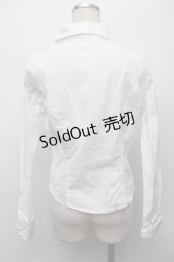 画像2: GRAMM / 胸元ビーズデザインブラウス  白 S-26-03-12-015-HN-TS-HR-ZS