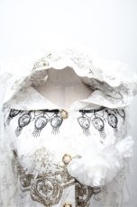 画像4: VII / プリントフード付きカーディガン  白 S-26-03-12-017-HN-TO-HR-ZS (4)