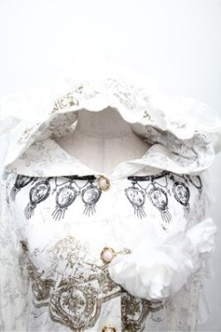 画像4: VII / プリントフード付きカーディガン  白 S-26-03-12-017-HN-TO-HR-ZS