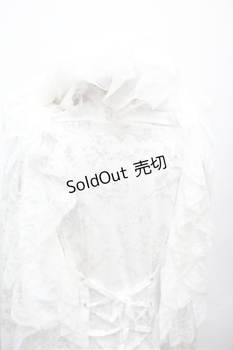 画像5: VII / プリントフード付きカーディガン  白 S-26-03-12-017-HN-TO-HR-ZS (5)