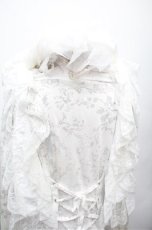 画像5: VII / プリントフード付きカーディガン  白 S-26-03-12-017-HN-TO-HR-ZS (5)