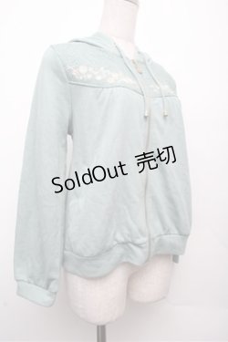 画像3: axes femme / 刺繍入りパーカー  グリーン S-26-03-12-019-AX-TO-AS-ZS