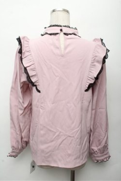 画像2: Rojita / ハートバックルラッフルフリルブラウス  ピンク S-26-03-12-020-LO-BL-AS-ZS
